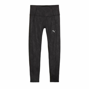 Leggings Sportivo da Donna Puma Studio Hw 7/8 Aop Nero