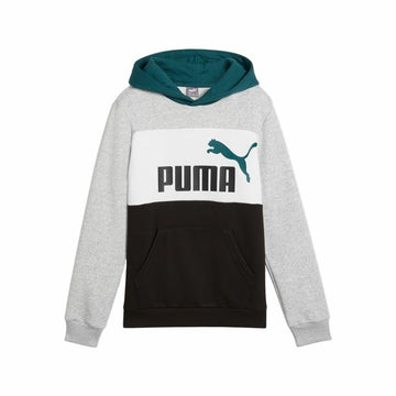 Felpa con Cappuccio Bambino Puma Essentials Block