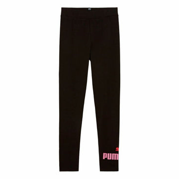 Leggings Sportivi per Bambini Puma Essentials Logo G Nero
