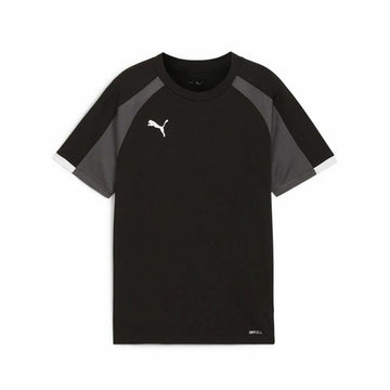 Children's Short Sleeved Football Shirt Puma Individualliga Black