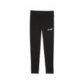 Leggings Sportivi per Bambini Puma Essentials+ Script Metallic Nero