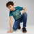 Maglia a Maniche Corte per Bambini Puma Ess+ Mid 90S Graphic Azzurro