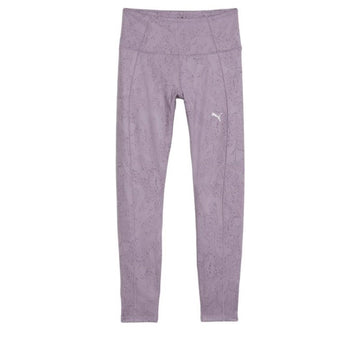Leggings Sportivo da Donna Puma Studio Hw 7/8 Aop Tight Viola
