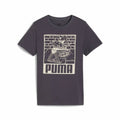 Maglia a Maniche Corte per Bambini Puma Viola