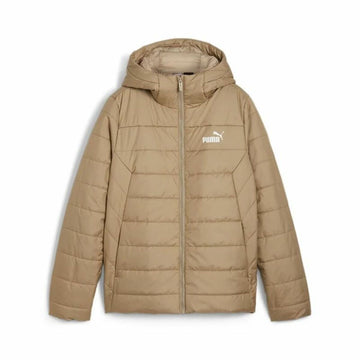 Giacca Sportiva da Donna Puma Ess Hooded Padded Jacket Beige