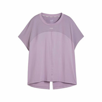Maglia a Maniche Corte Donna Puma Cloudspun Mix Lavanda