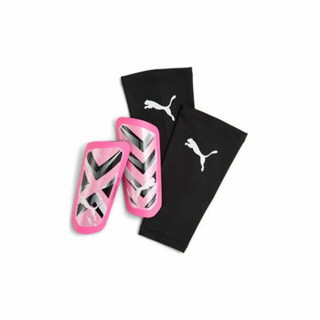 Football Shinguards Puma Ultra Light Sleeve Pink