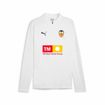 Felpa da Allenamento per Adulti Puma Valencia C.F. Bianco