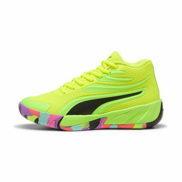 Scarpe da Basket per Adulti Puma Court Pro Marble Giallo