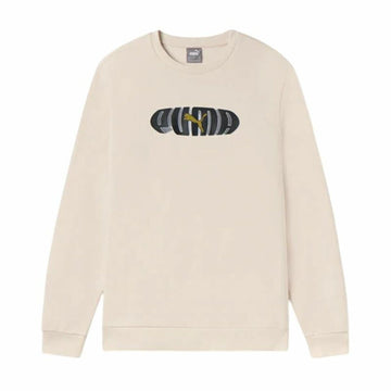Felpa senza Cappuccio Uomo Puma Essentials+ Graphic Crew Fl Hombre