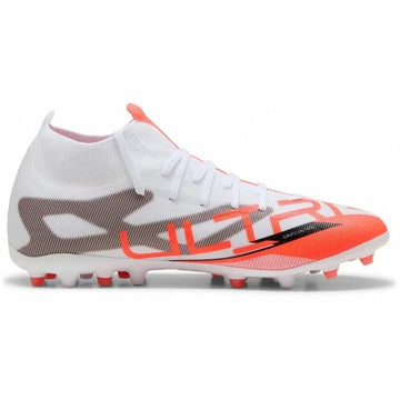 Adult's Football Boots Puma Ultra 5 Match+ Mg White