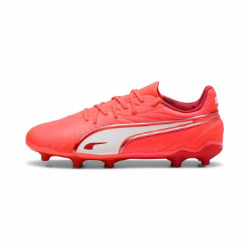 Scarpe da Calcio per Adulti Puma King Match Fg/Ag Rosso