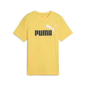 Maglia a Maniche Corte per Bambini Puma ESS 2 COLOR No.1 Logo Tee B 685778 55 Giallo