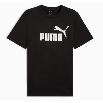 Maglia a Maniche Corte Uomo Puma ESS No. 1 Logo Tee C/O 682532 01 Nero