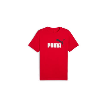 Maglia a Maniche Corte Uomo Puma ESS 2 COLOR No. 1 Logo Tee C/O 684708 11 Rosso