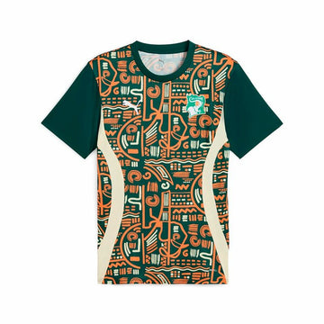 Maglia da Calcio a Maniche Corte Uomo Puma Cote d'Ivore Prematch Ss Verde