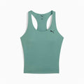 Women’s Short Sleeve T-Shirt Puma Tad Essentials 2 In Blue Green