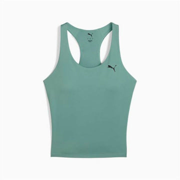 Women’s Short Sleeve T-Shirt Puma Tad Essentials 2 In Blue Green