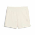 Pantaloncini Sportivi da Donna Puma Essentials Elevatedd-Ris Bianco Naturale