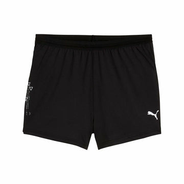 Men's Sports Shorts Puma Run Knit 3” Split Black