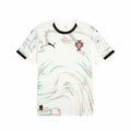 Men's Short-sleeved Football Shirt Puma Portugal Away Repl White