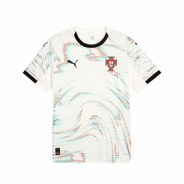 Men's Short-sleeved Football Shirt Puma Portugal Away Repl White