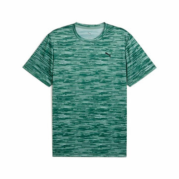Maglia a Maniche Corte Uomo Puma Tad Essentials Azzurro Verde