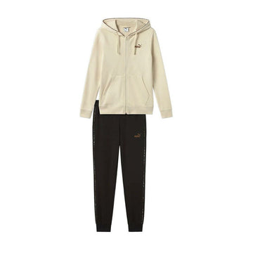 Tuta da Donna Puma ESS ANIMAL FZ HOOD SUIT 689001 87 Beige