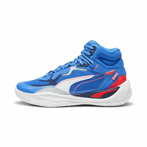 Scarpe da Basket per Adulti Puma Playmaker Pro Mid Azzurro - Augustea Shop