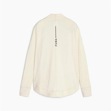 Giacca Sportiva da Donna Puma Studio Unwind Long C Bianco