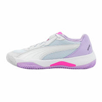 Scarpe da Padel per Adulti Puma NOVA Court Bianco Lilla - Augustea Shop