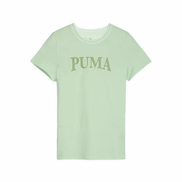 Maglia a Maniche Corte per Bambini Puma Squad Verde limone