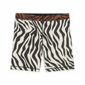Leggings Sportivo da Donna Puma Animal Remix 5" Bike Zebra Bianco
