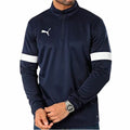 Felpa senza Cappuccio Uomo Puma individualRISE 1/4 Z Navy