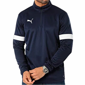 Felpa senza Cappuccio Uomo Puma individualRISE 1/4 Z Navy