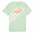 Maglia a Maniche Corte Uomo Puma POWER Graphic  Ciano