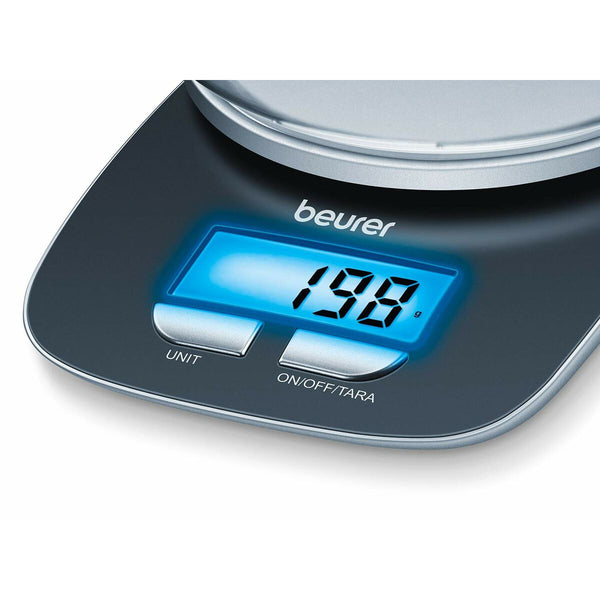 Bilancia da cucina Beurer 704.15 Nero 3 Kg - Precisione e Stile per la Tua Cucina - Augustea Shop