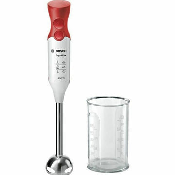 Frullatore ad Immersione BOSCH Hand blender 600 ml Bianco Rosso Rojo/Blanco 450 W