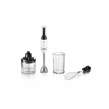 Frullatore a Immersione Multifunzione con Accessori BOSCH MSM4W221 Bianco Nero 600 W