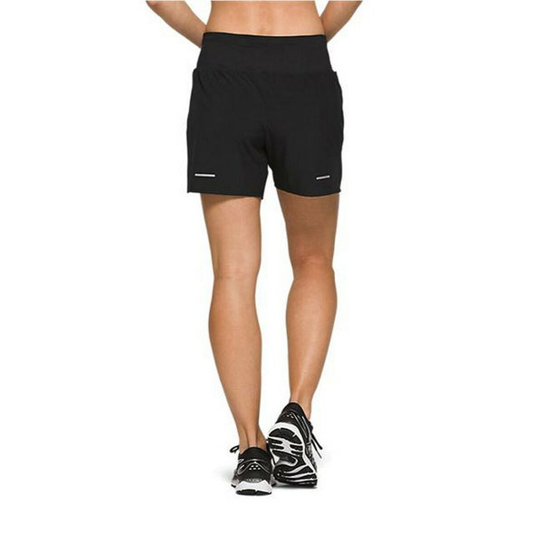 Pantaloncini Sportivi da Donna Asics Road 5.5In Nero - Augustea Shop