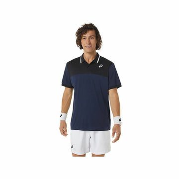 Polo a Maniche Corte Uomo Asics Court Blu Marino