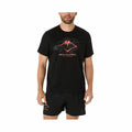 Maglia a Maniche Corte Uomo Asics Fujitrail Logo Ss Top Nero