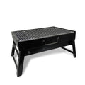 Coal Barbecue with Wheels Feel Maestro MR-1010 Black Metal