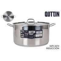 Casseruola con coperchio Quttin ø 34 x 18 cm (2 Unità) - Augustea Shop