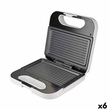 Piastra Grill Elettrica Grunkel SAN-GRILLNG Bianco 750 W (6 Unità)