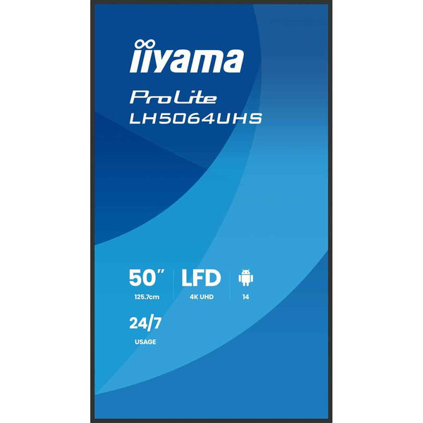 Monitor Iiyama LH5064UHS-B1AG 50" 4K Ultra HD LCD