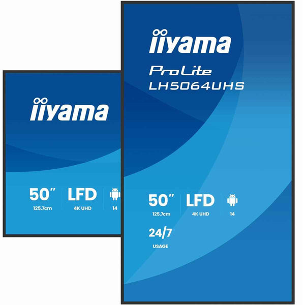 Monitor Iiyama LH5064UHS-B1AG 50" 4K Ultra HD LCD