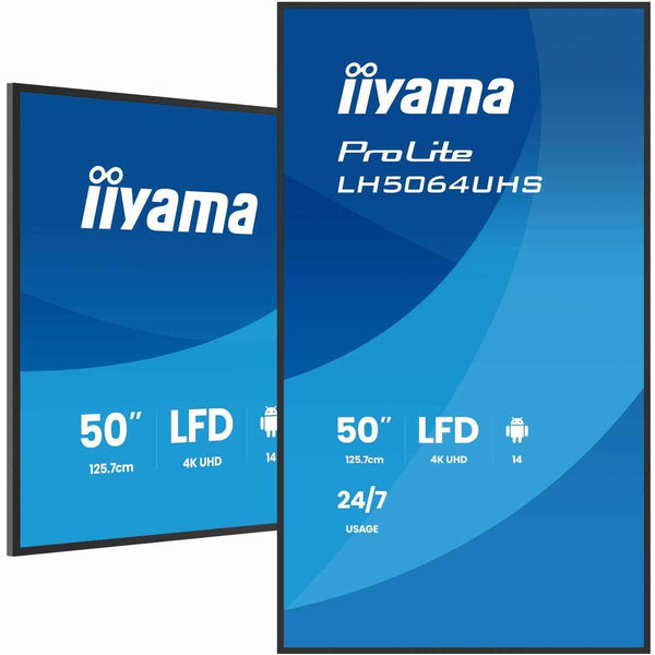 Monitor Iiyama LH5064UHS-B1AG 50" 4K Ultra HD LCD