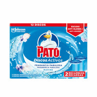 Deodorante per toilette Pato Discos Activos Ricambio Marino 2 Unità Disinfettante - Augustea Shop