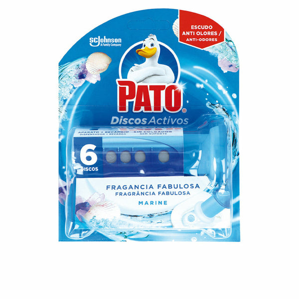 Deodorante per toilette Pato Discos Activos Marino 6 Unità Disinfettante - Augustea Shop